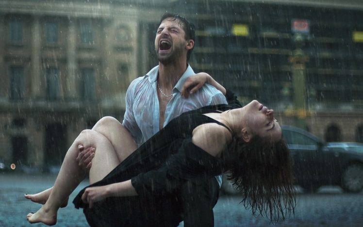 couple, Lovers, Crying, Rain HD Wallpaper Desktop Background