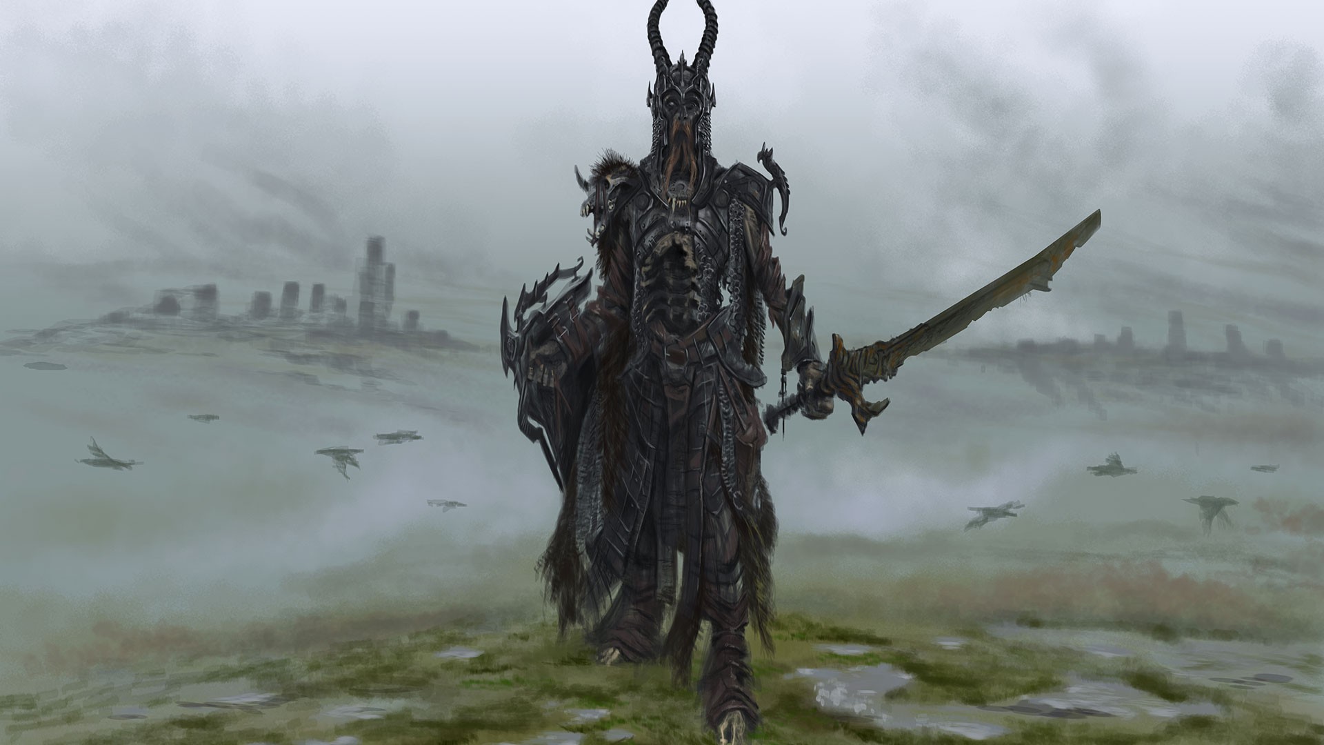 video Games, The Elder Scrolls V: Skyrim, Draugr, Warrior Wallpaper