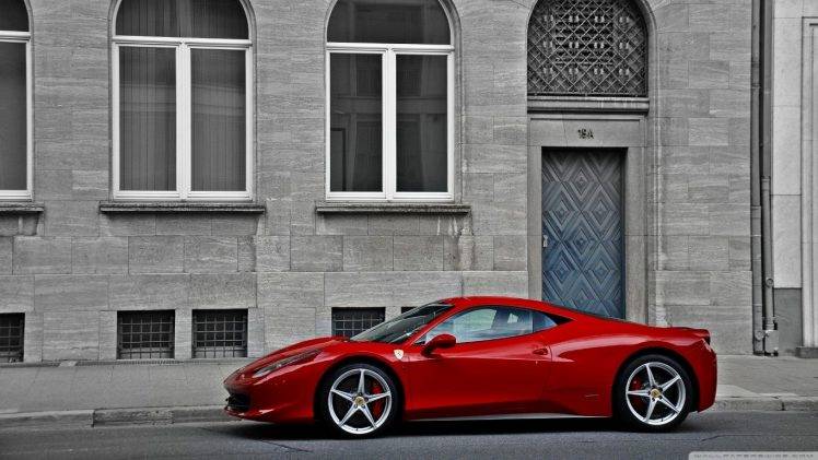 Ferrari 458, Ferrari, Red Cars HD Wallpaper Desktop Background