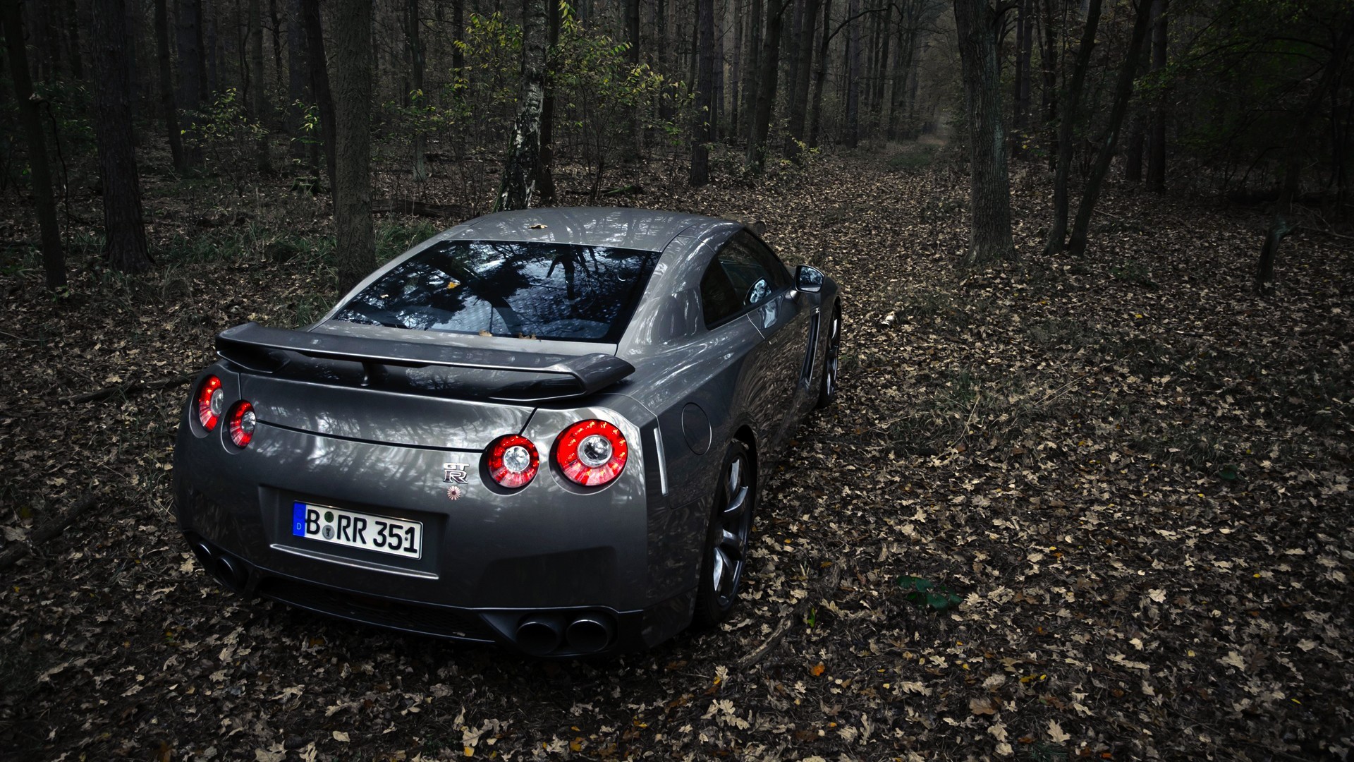 car, Forest, Nissan, Nissan Skyline GT R R35, Nissan GT R, Germany Wallpaper