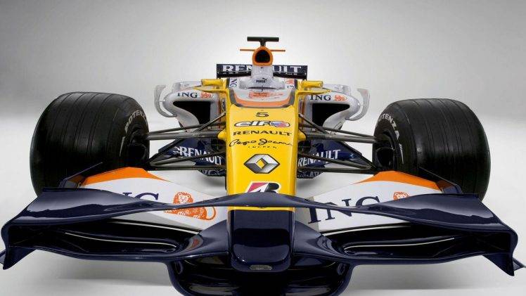 Fernando Alonso, Renault F1 Team HD Wallpaper Desktop Background