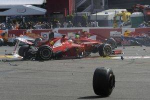 Ferrari, Fernando Alonso, Crash, Formula 1
