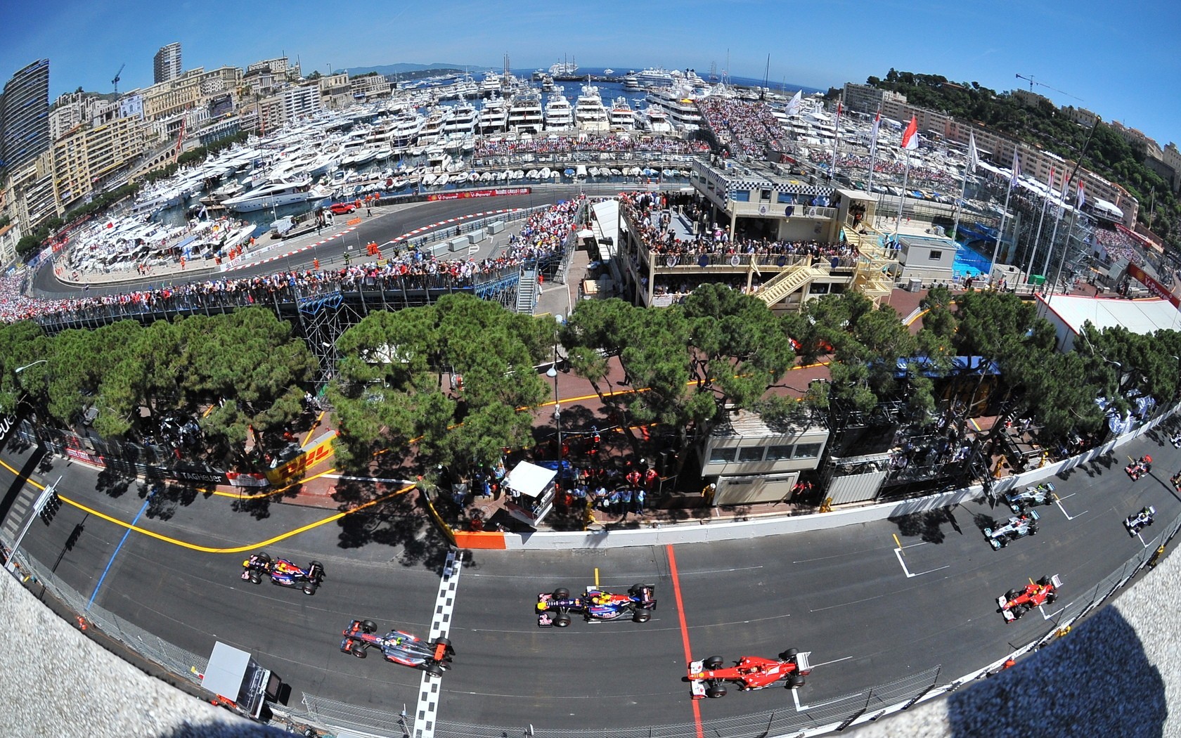 Fernando Alonso, Motorsports, Race Tracks, Formula 1, Aerial View, Monaco, McLaren F1 Wallpaper
