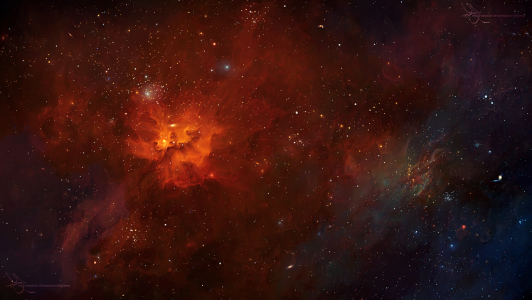 space, Space Art, Nebula, Stars, TylerCreatesWorlds HD Wallpaper Desktop Background