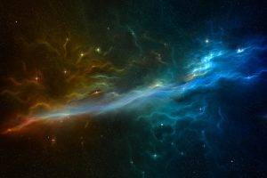 space, Medusa Nebula, Galaxy, Stars, Digital Art, Nebula