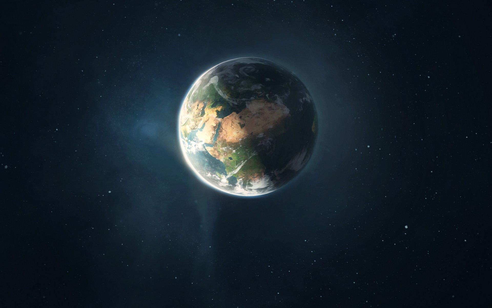 Earth, Digital Art Wallpaper