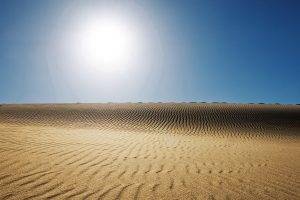 landscape, Sun, Desert, Sand