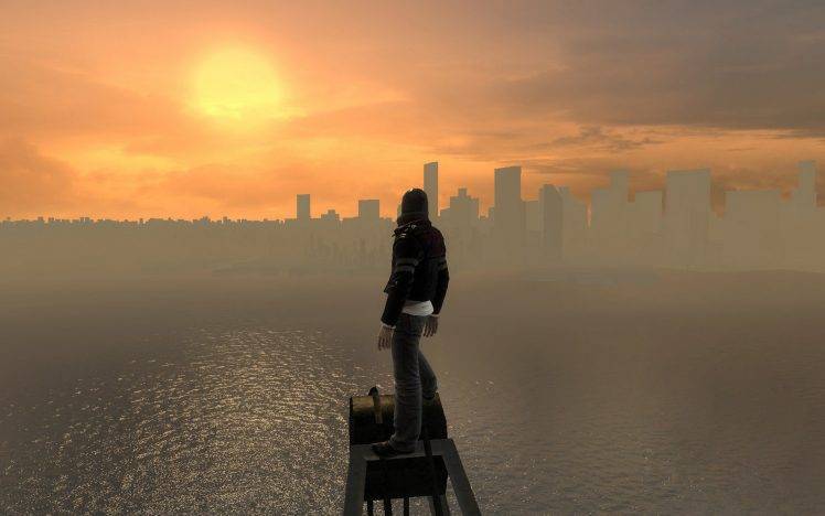 video Games, Screenshots, Cityscape, Lake HD Wallpaper Desktop Background