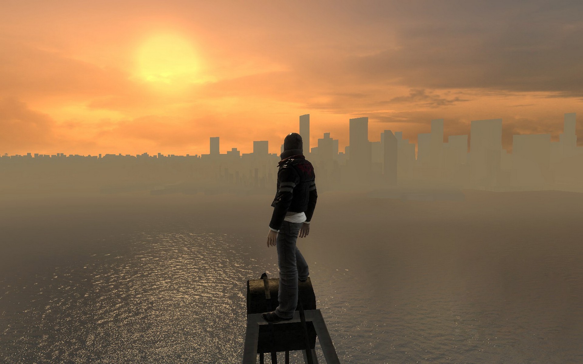 video Games, Screenshots, Cityscape, Lake Wallpaper