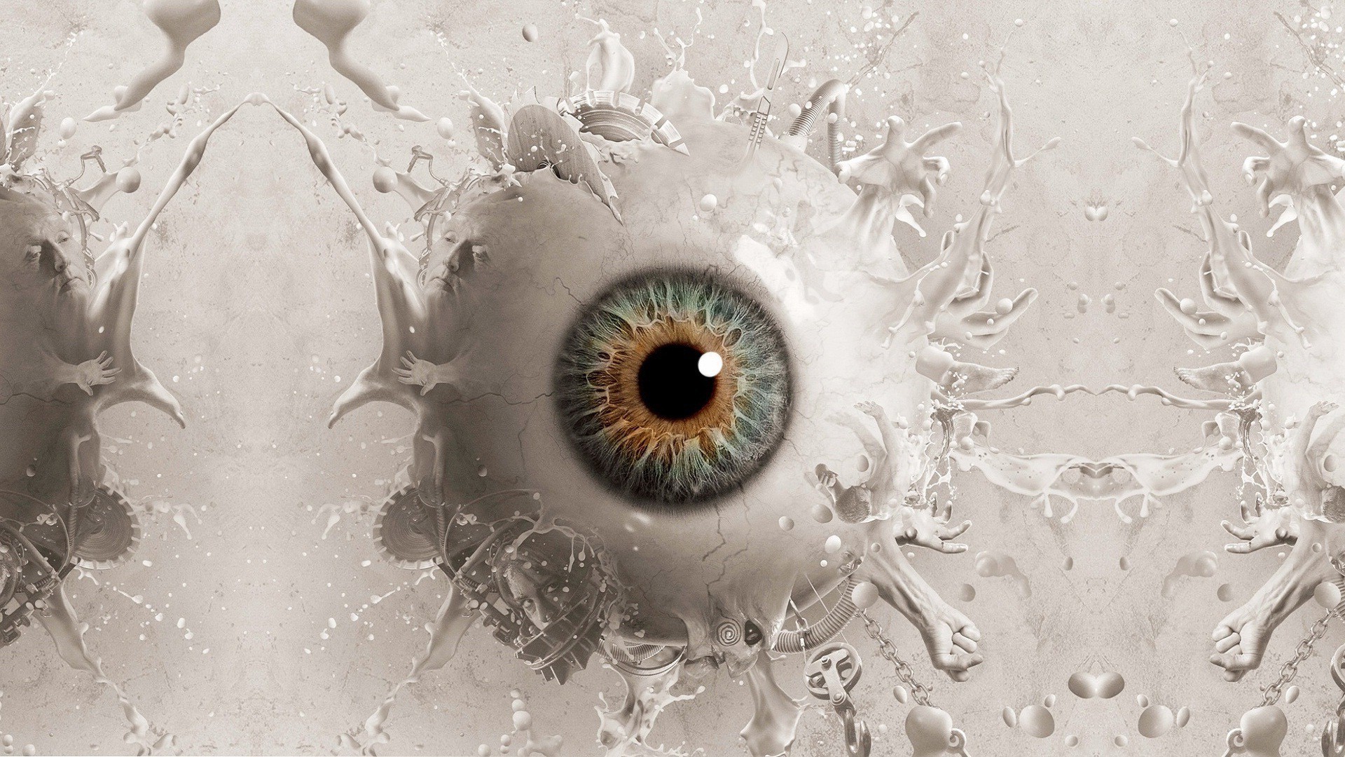 eyes, Digital Art Wallpaper