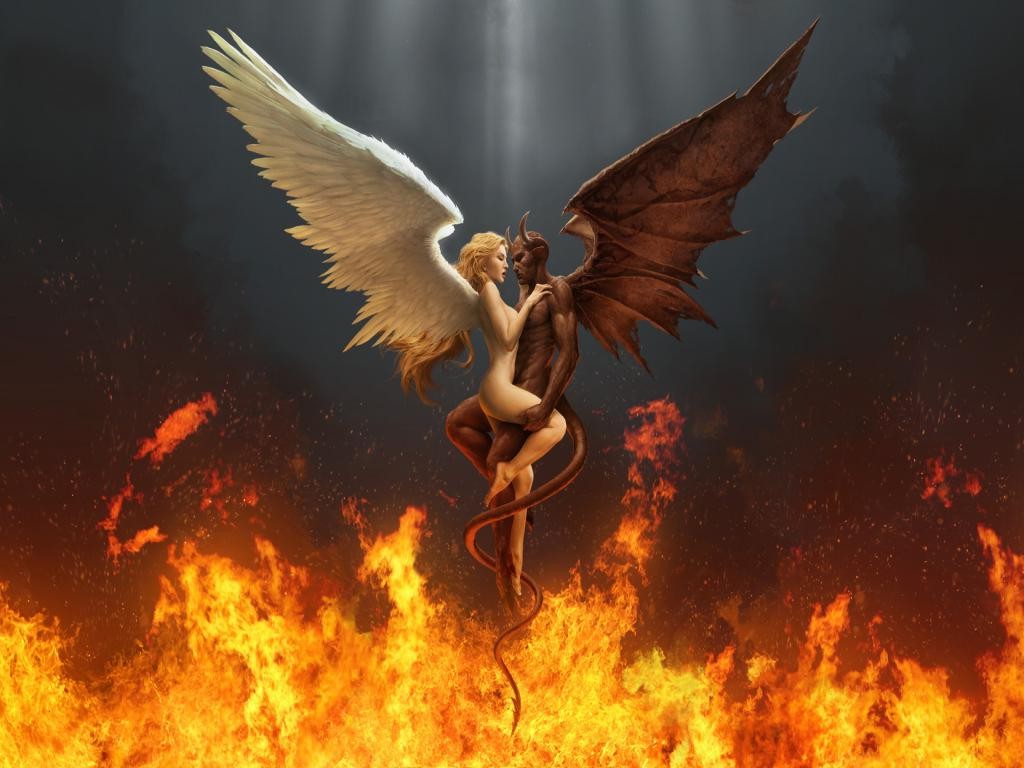 angel, Devils, Love Wallpapers HD / Desktop and Mobile Backgrounds
