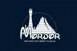 humor, Artwork, Minimalism, Simple, Middle earth: Mordor, Disney