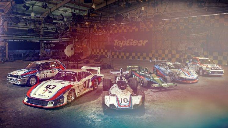 car, Lancia Delta Integrale, Porsche, TopGear, Racing, Italdesign Brivido Martini Racing HD Wallpaper Desktop Background