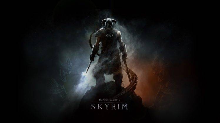 The Elder Scrolls V: Skyrim, Sword, Dragonborn HD Wallpaper Desktop Background