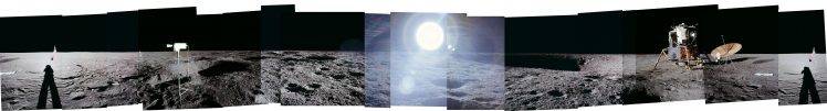 Apollo, Moon, Landscape HD Wallpaper Desktop Background