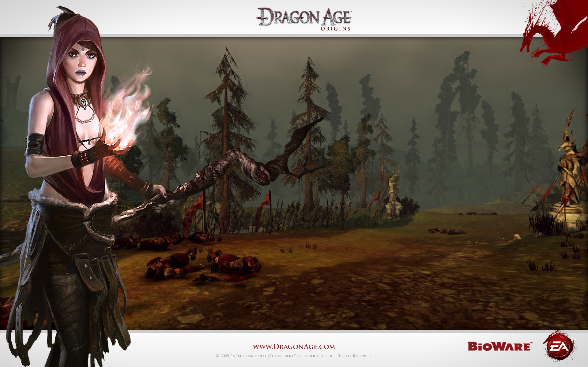 video Games, Dragon Age, Dragon Age: Origins, Morrigan Wallpaper