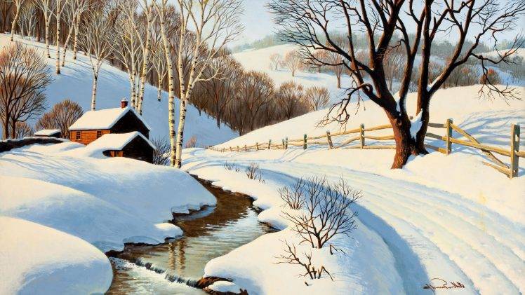 nature, Winter, Landscape, Snow HD Wallpaper Desktop Background