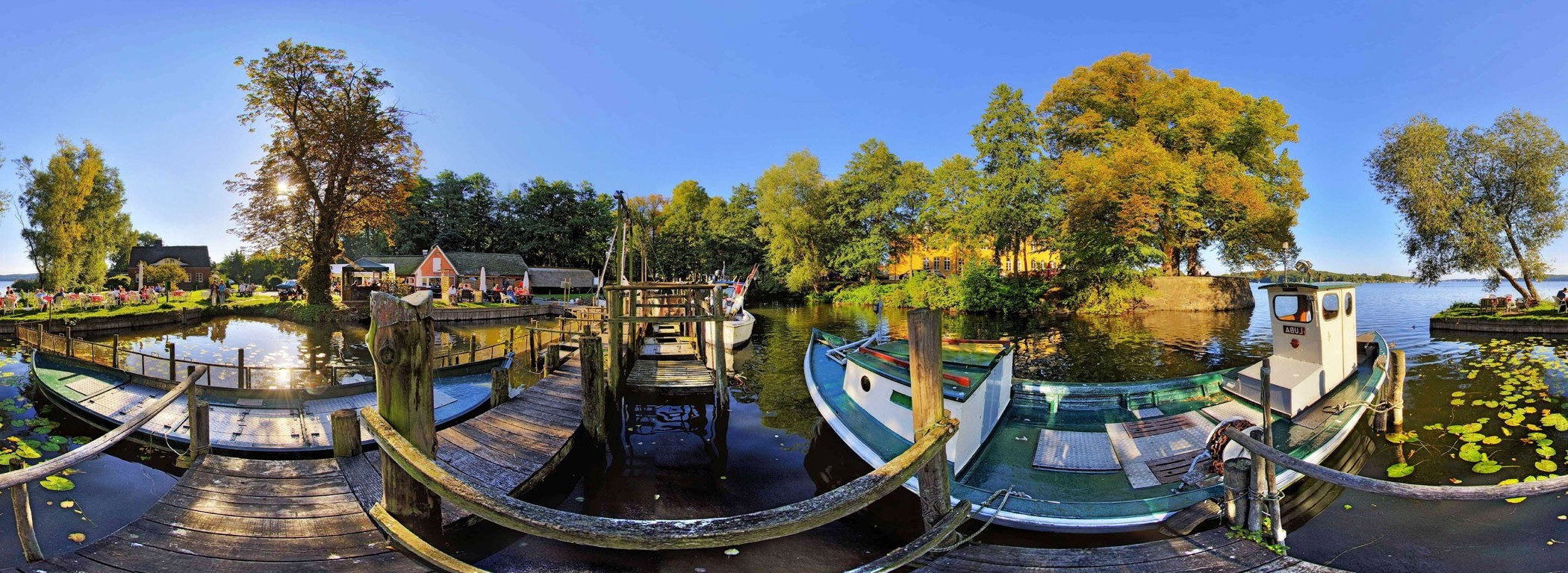 landscape, Fisheye Lens Wallpaper