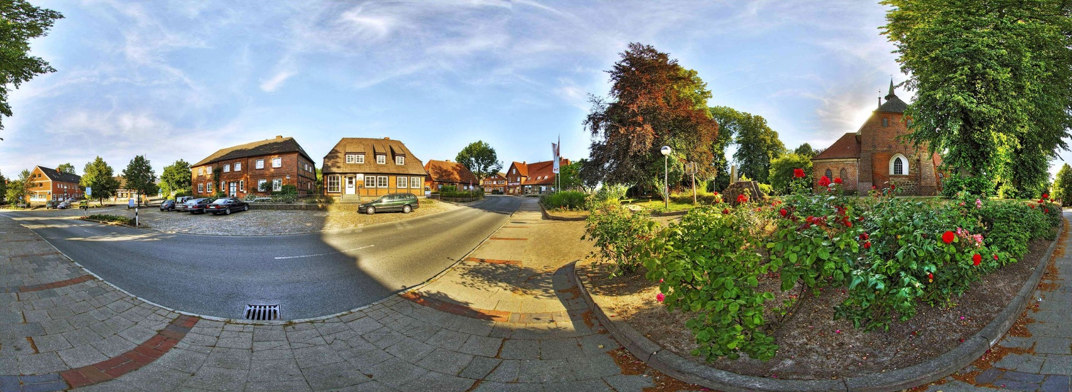 landscape, Fisheye Lens, HDR Wallpaper