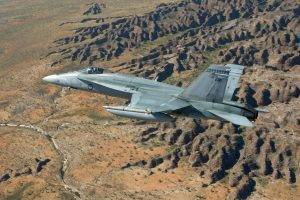 jet Fighter, Military Aircraft, Military, Airplane, Mountain, McDonnell Douglas F A 18 Hornet