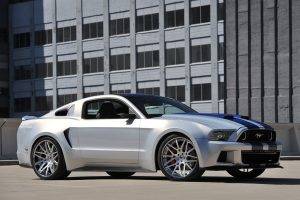 Ford, Silver, Car, Ford Mustang