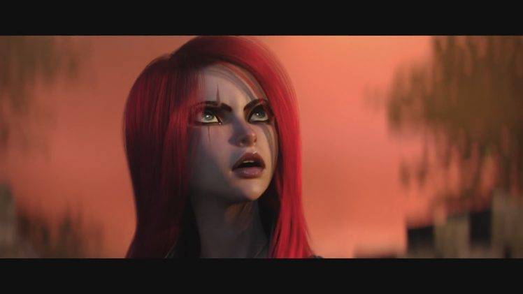 redhead, Katarina, League Of Legends HD Wallpaper Desktop Background