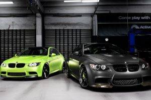 car, BMW, Black, BMW M3, Green