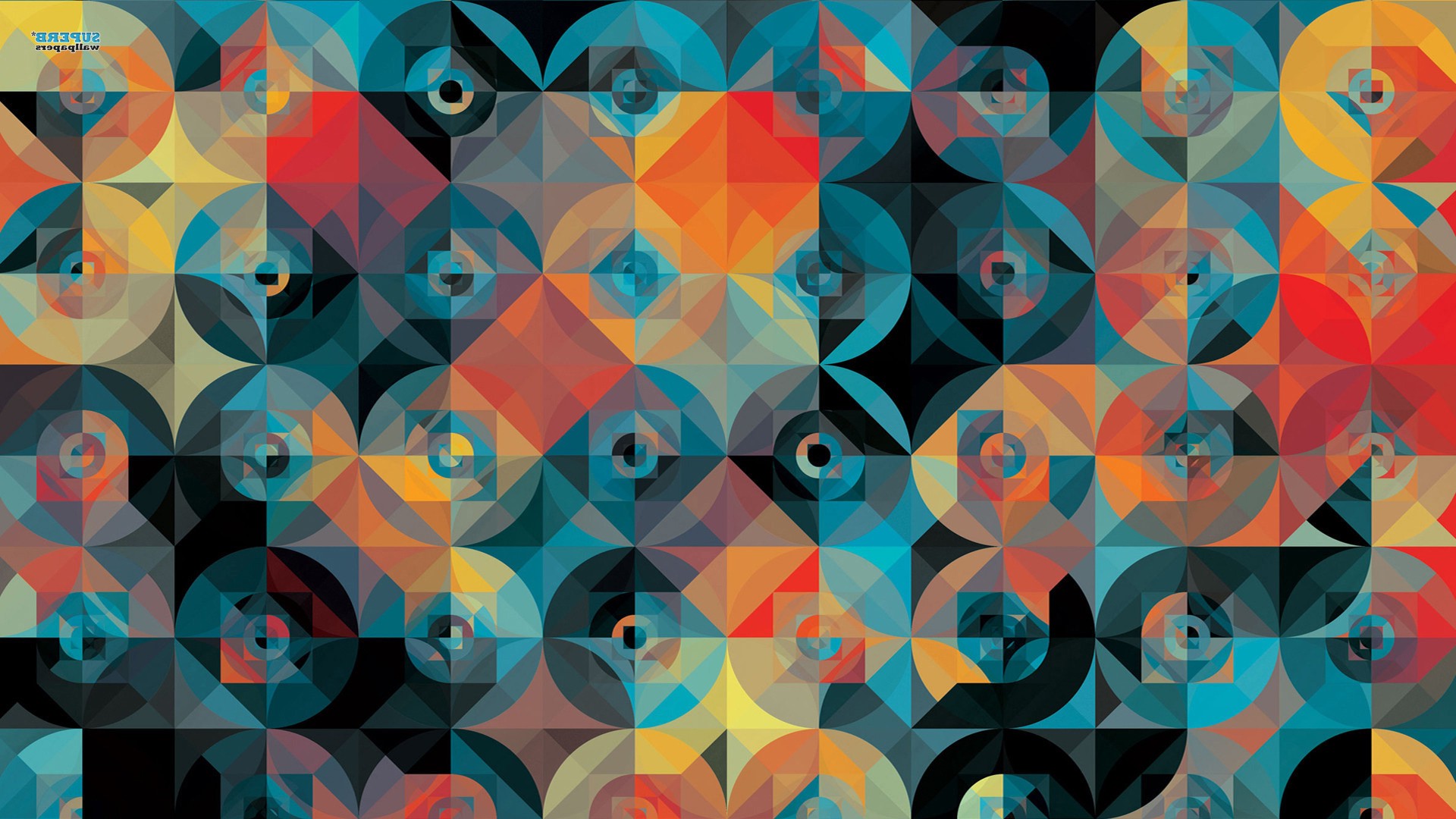 Andy Gilmore, Circle, Geometry, Pattern, Abstract Wallpaper