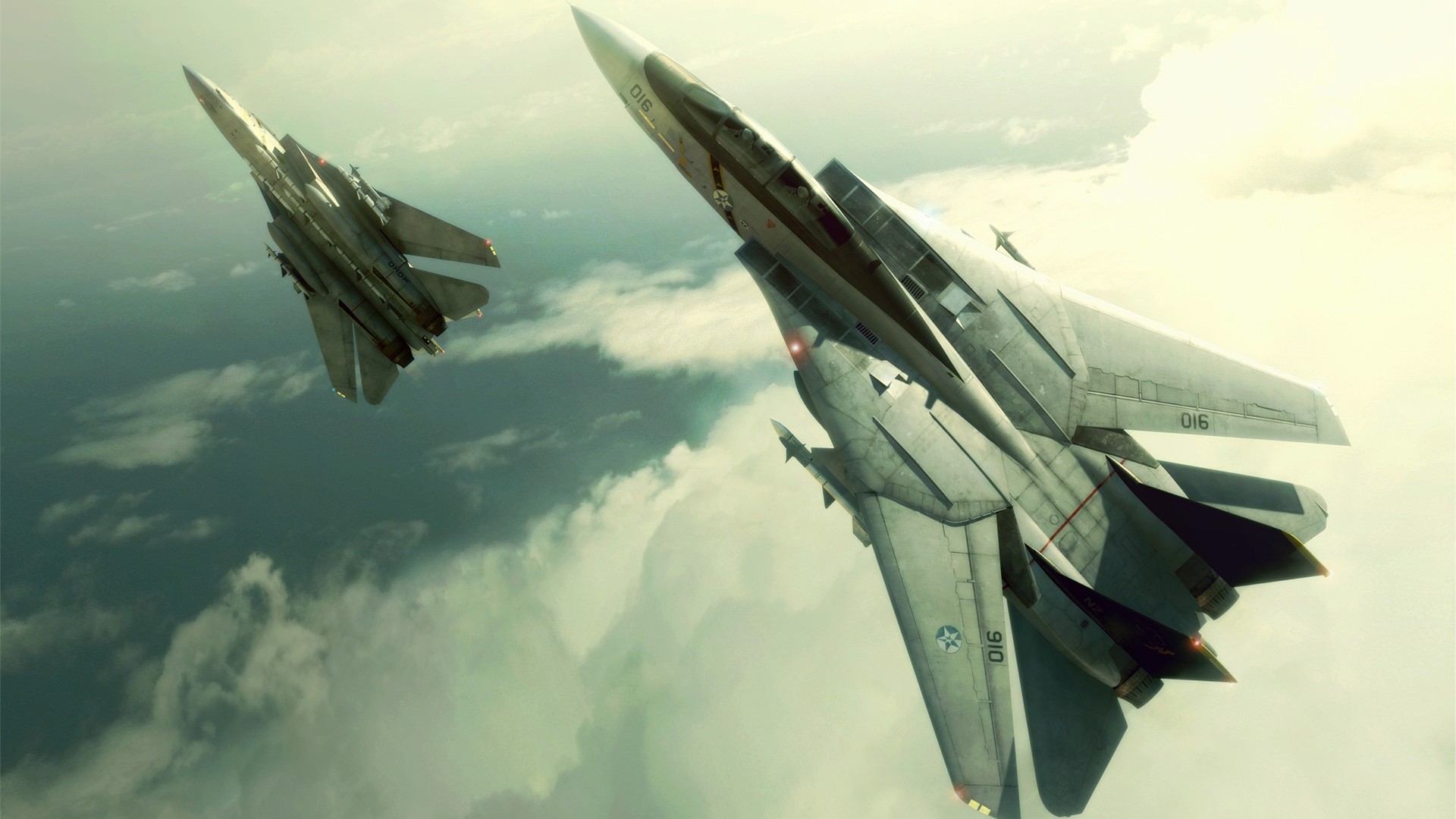 vehicle, F 14, Military, Ace Combat 5 Wallpaper