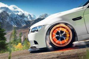 BMW M3, Mountain, White