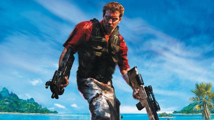 Far Cry, FN P90, Video Games, Ubisoft, First person Shooter, Concept Art HD Wallpaper Desktop Background
