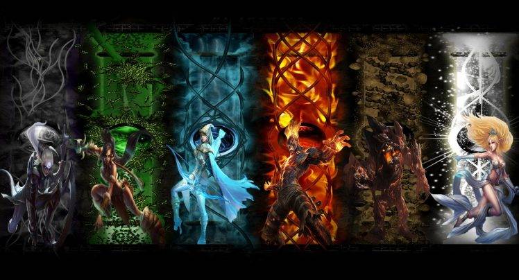 League Of Legends, Janna, Brand Lol, Ashe, Nidalee, Diana, Heroes, Malphite HD Wallpaper Desktop Background