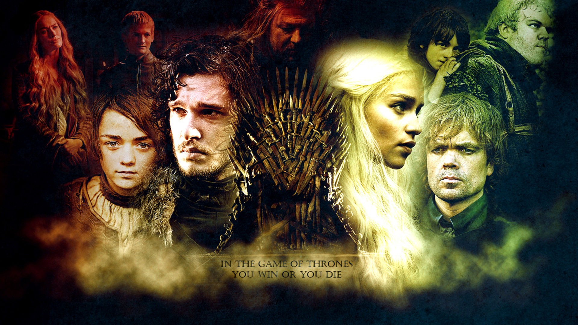 Game Of Thrones, Quote, Cersei Lannister, Arya Stark, Iron Throne, Tyrion Lannister, Brandon Stark, Jon Snow, Daenerys Targaryen, Ned Stark, Joffrey Baratheon Wallpaper
