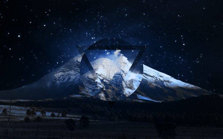 mountain, Triangle, Nature HD Wallpaper Desktop Background