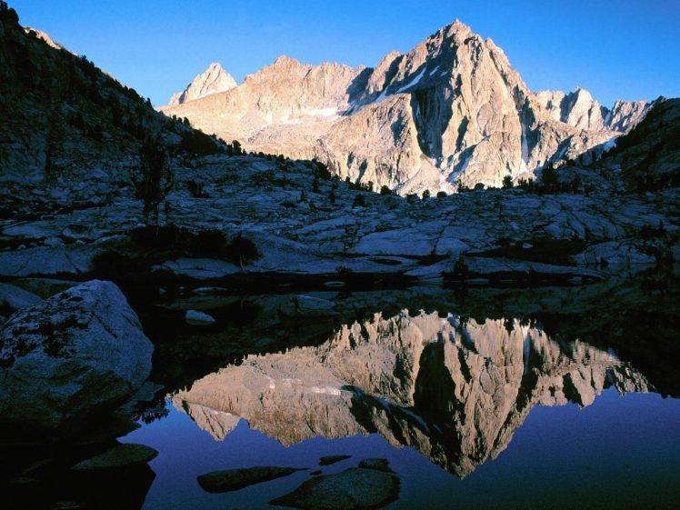 landscape, Reflection, Mountain HD Wallpaper Desktop Background