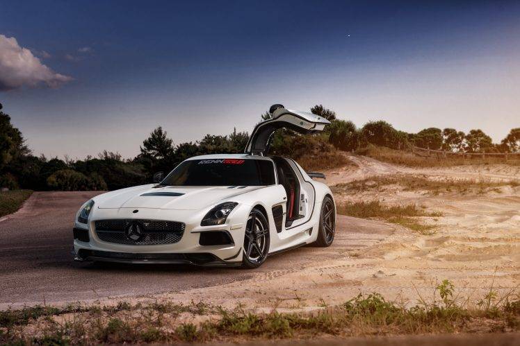 Mercedes Benz SLS AMG, Renntech HD Wallpaper Desktop Background