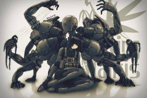 Metal Gear Solid 4, BB Corps, Artwork,  Screaming Mantis