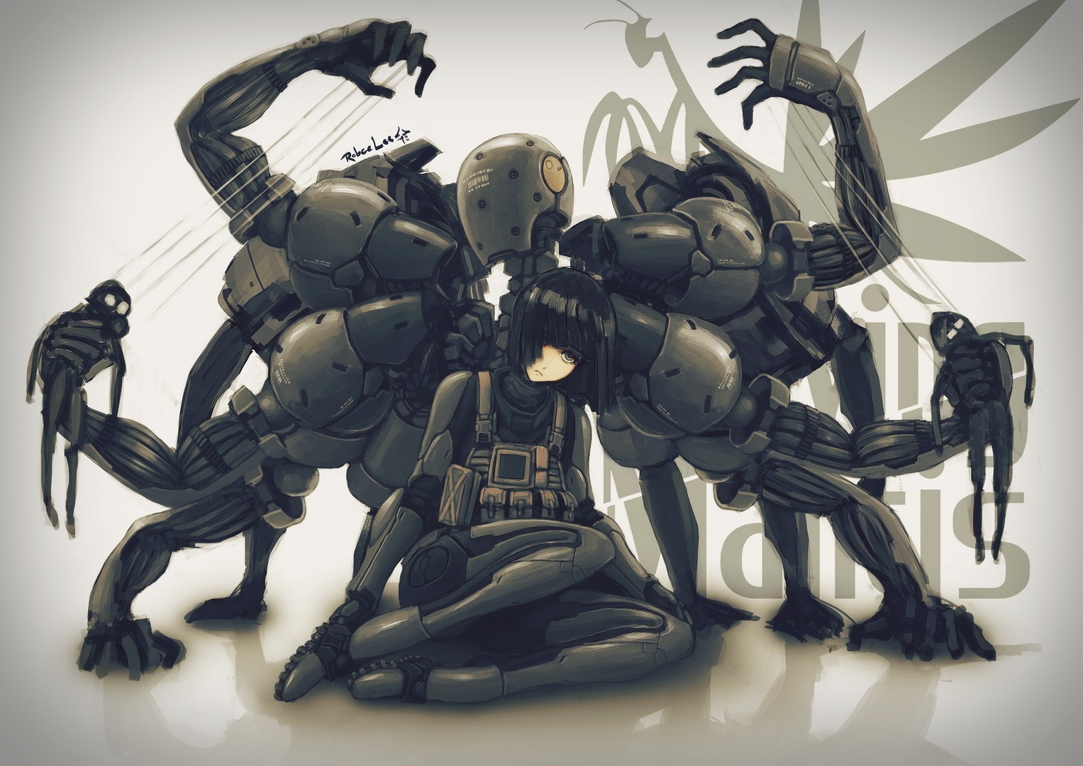 Metal Gear Solid 4, BB Corps, Artwork,  Screaming Mantis Wallpaper