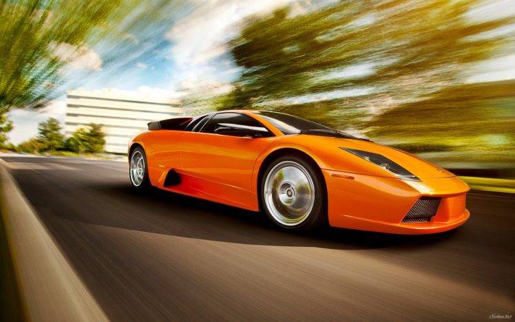 car, Motion Blur, Concept Cars, Orange Cars HD Wallpaper Desktop Background