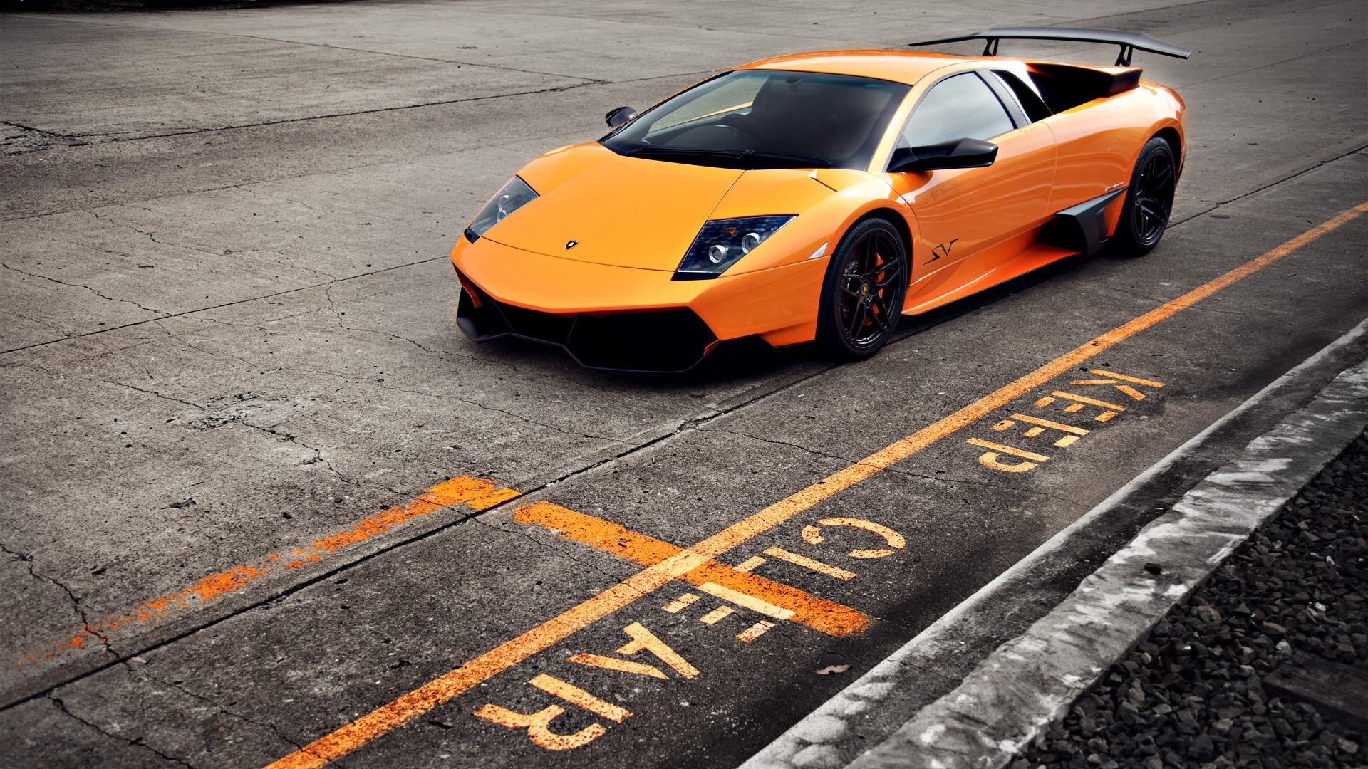 car, Orange Cars Wallpaper