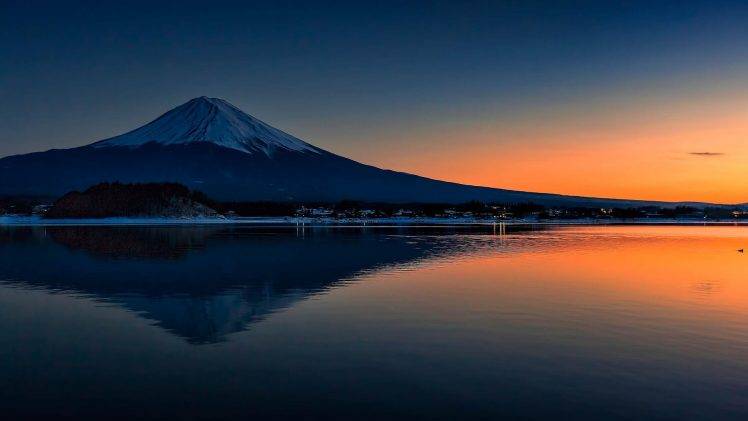 Mount Fuji, Green, Trees, Nature HD Wallpaper Desktop Background