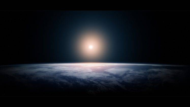 space Art, Planet, Glowing, Sun HD Wallpaper Desktop Background