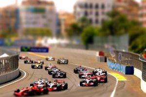 racing, Tilt Shift, Race Cars, Formula 1