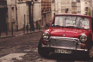car, Street, Mini Cooper, British, France