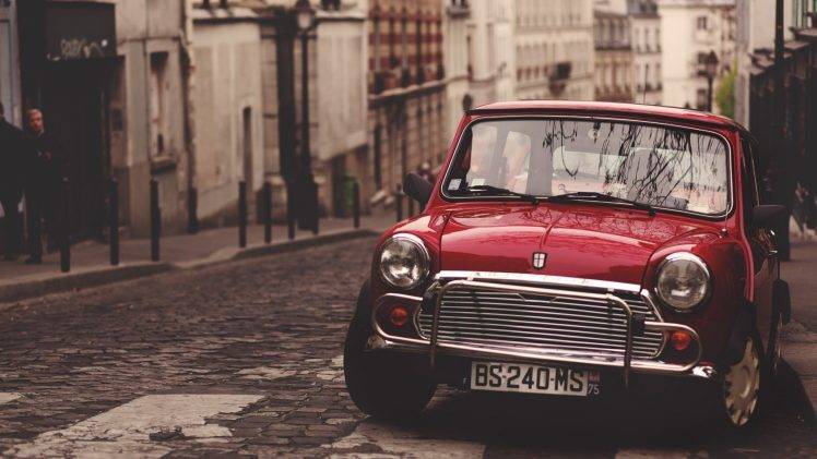 car, Street, Mini Cooper, British, France HD Wallpaper Desktop Background