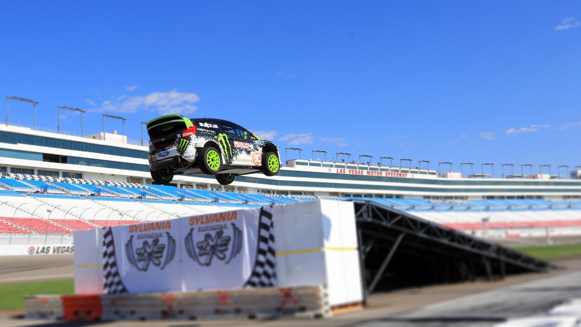 stunts, Ken Block, Ford Fiesta Wallpaper