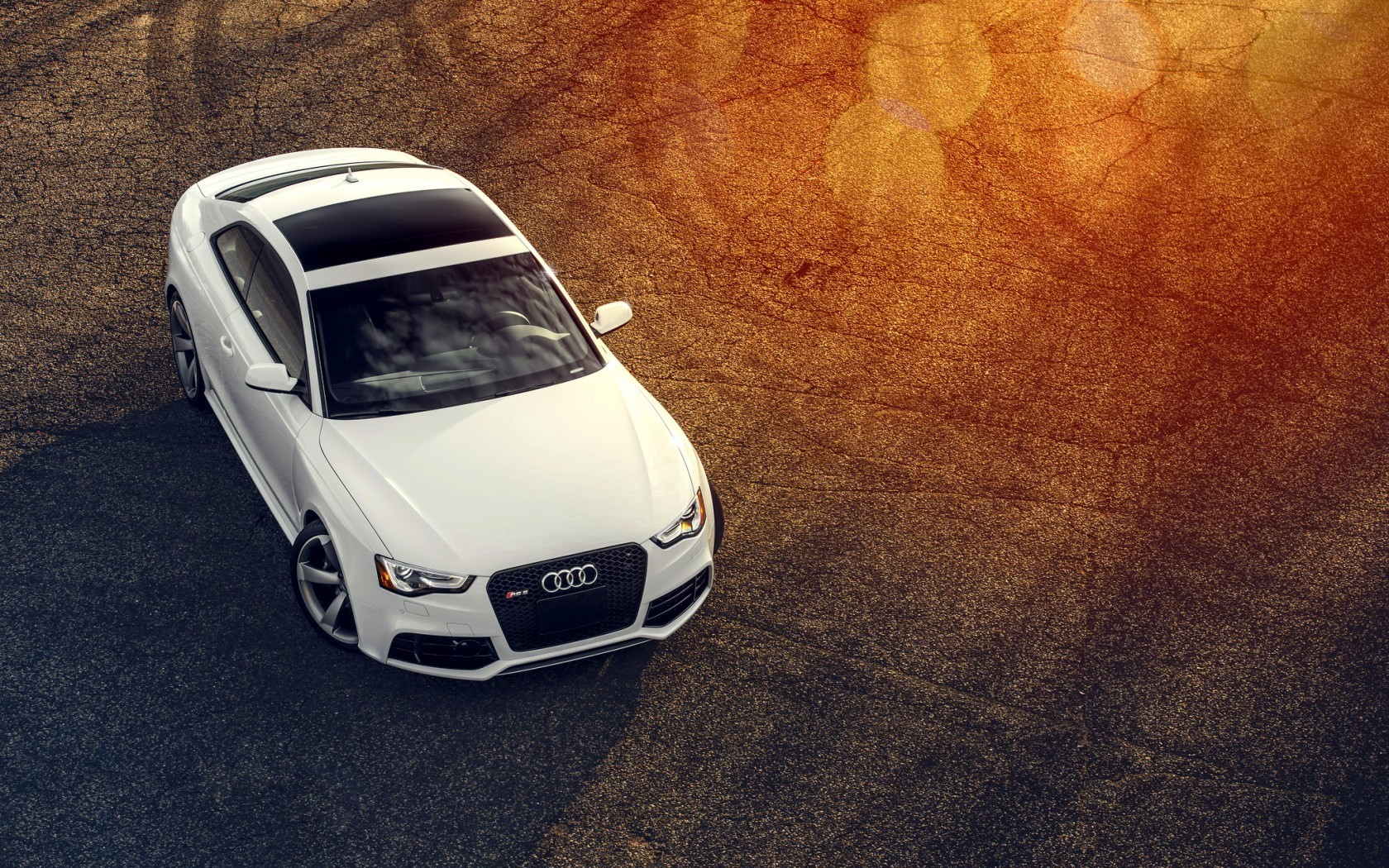 Audi RS5, White Wallpaper