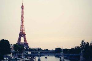 Paris, Eiffel Tower, Seine, River