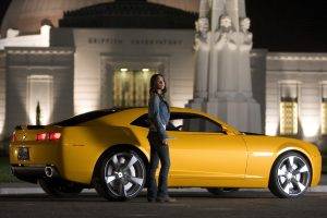 women With Cars, Megan Fox, Chevrolet Camaro Bumblebee, Chevrolet Camaro