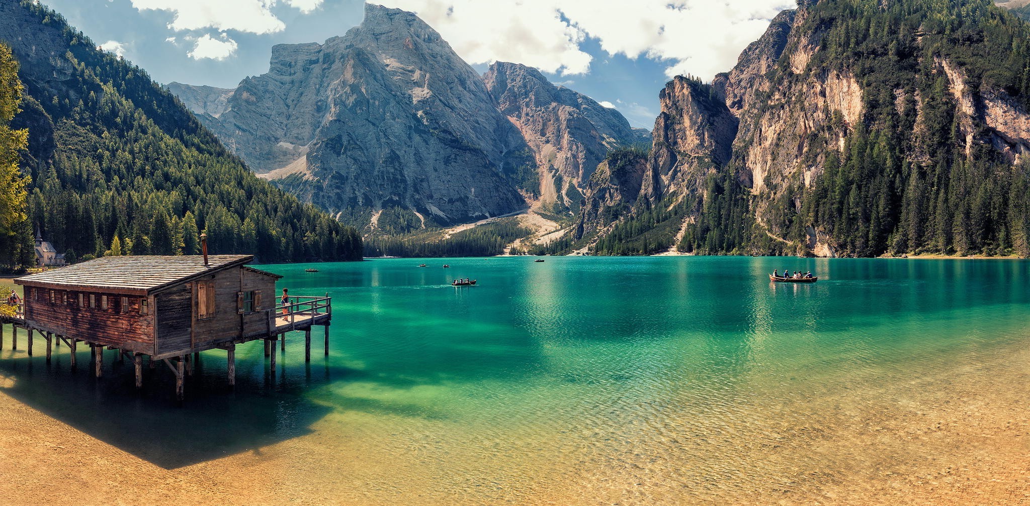 water, Lake, Mountain Wallpaper